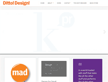 Tablet Screenshot of dittodoesdesign.com